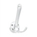 Aluminum Base Coat/Hat Hook 4" H with Three Hooks
