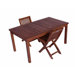 Classic Kids' 3 Piece Teak Table and Folding Chair Set