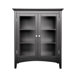 Madison Avenue Dark Double Floor Cabinet