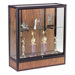 Display Cases, Counter Height, 36"x14"x40", Oak