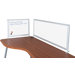 Iflex 17" H x 21.5-66" W Desk Privacy Panel