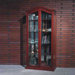 Large Cherry Oak Display Case