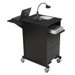 Extra Wide Presentation Cart in Black