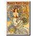 Monaco Monte Carlo by Alphonse Mucha, Traditional Canvas Art - 32" x 24"