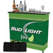 Bud Light Lime 2 Shelf Portable Bar Table with Case