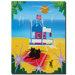 The Beach by Herbert Hofer, Canvas Art - 24" x 18"