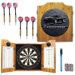 Black Camaro Dart Cabinet in Medium Wood