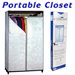 Portable Closet Storage Unit in White