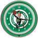 nBA Chrome Double Ring Neon Clock
