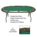 96" Hold'em Table With Dealer Position