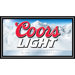 Coors Light Wood Framed Mirror