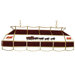 Budweiser Clydesdale 2 Light Tiffany Billiard Light