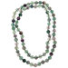 36 Inches Fluorite Knotted Necklace