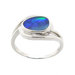 Boulder Sterling Silver Opal Ring