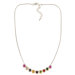 Two-tone Crystal Slide Necklace