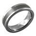Men's Satin Stripe Band Ring