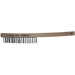 Hand Scratch Brushes - stainless steel curved handle brush