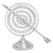 Aluminum Armillary Nautical Maritime Ornament
