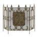 3 Panel Wood Fireplace Screen