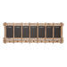 Reminder Wood Board with Hooks
