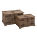 Old Time Wood Trunk (Set of 2)