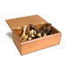 Weighted Wood Chessmen in Wood Box