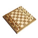 12" Wooden Folding Chess Set with Magnetic Closure