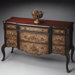 Artists' Originals Console Chest in Distressed Old World Floral