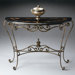 Metalworks Demilune Console Table