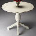 Masterpiece Foyer Table in Distressed Cottage White