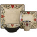 Jubilee Black 16 Piece Dinnerware Set