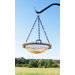 Crackle Hanging Birdbath