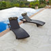 Delano Wave Chaise Lounger with Cushion (Set of 2)