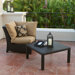 Delano Deep Seeting Corner Chair with Cushions and Coffee Table
