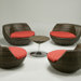 Cantina 5 Piece Lounge Seating Group with Cushions