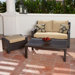 Delano 3 Piece Deep Seating Group with Cushions