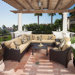 Delano 9 Piece Deep Seating Group with Cushions