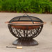 Copper Fire Bowl with Cover