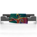 Clara Nilles Mardi Gras Octopus Fleece Throw Blanket