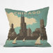 Anderson Design Group Polyester Chicago Indoor/Outdoor Throw Pillow