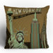 Anderson Design Group Polyester New York Indoor/Outdoor Throw Pillow