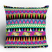 Bianca Green Zigzag Throw Pillow
