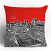 Bird Ave Ohio State Buckeyes Throw Pillow