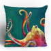 Clara Nilles Mardi Gras Octopus Throw Pillow