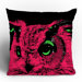 Romi Vega Pink Owl Throw Pillow