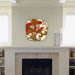 Valentina Ramos The Orange Bird Modern Clock