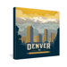 Anderson Design Group Denver 1 Gallery Wrapped Canvas