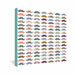Bianca Green Mustache Mania Gallery Wrapped Canvas