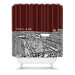 Bird Ave Texas A and M Maroon Shower Curtain