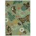 Young Attitudes Butterfly Fantasy Ocean Glacier Kids Rug